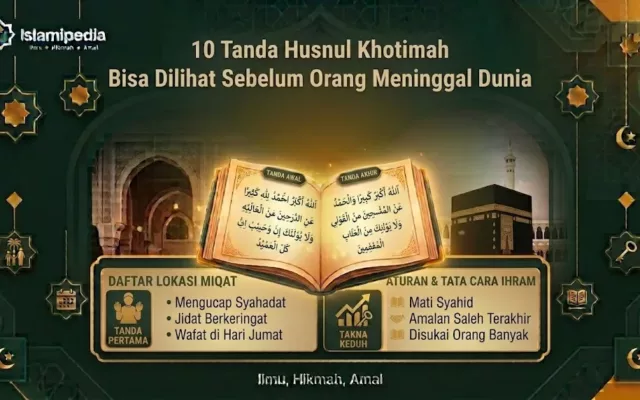 10 Tanda Husnul Khotimah Bisa Dilihat Sebelum Orang Meninggal Dunia