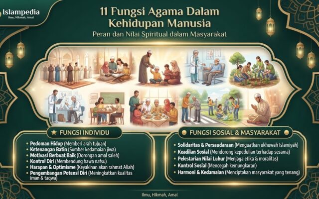 11 Fungsi Agama Dalam kehidupan Manusia