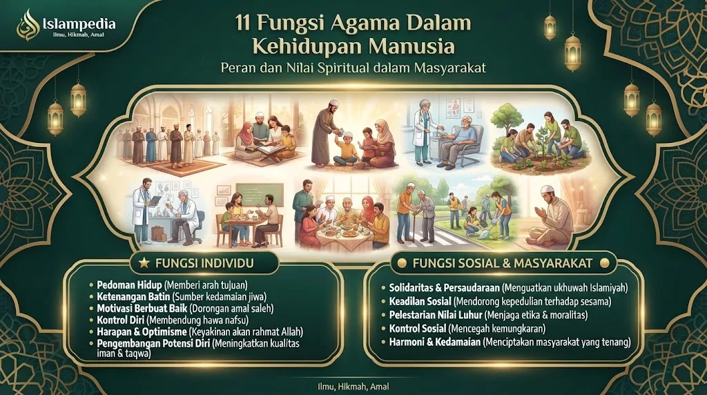 11 Fungsi Agama Dalam kehidupan Manusia