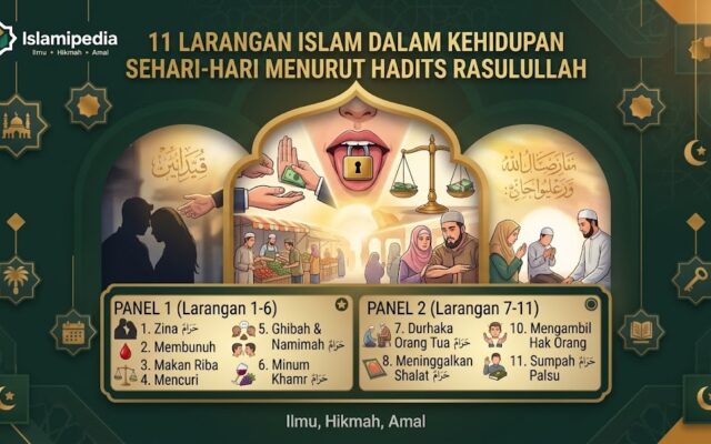 11 Larangan Islam Dalam Kehidupan Sehari hari Menurut Hadits Rasulullah