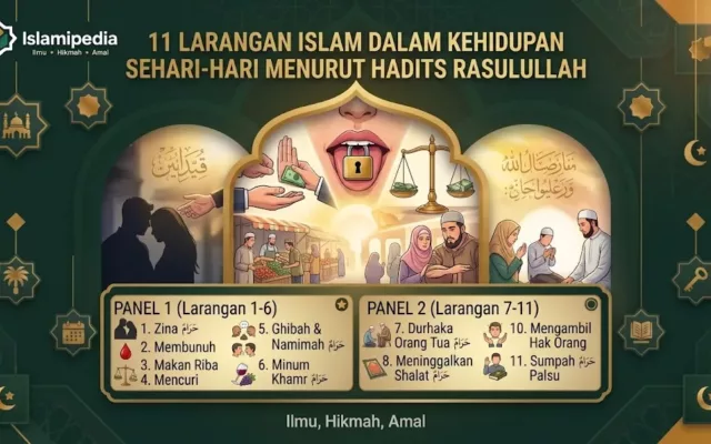 11 Larangan Islam Dalam Kehidupan Sehari hari Menurut Hadits Rasulullah