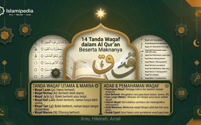 14 Tanda Waqaf dalam Al Qur’an Beserta Maknanya