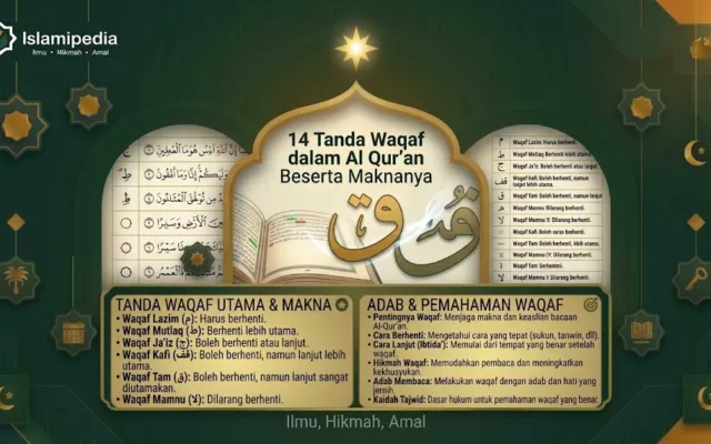 14 Tanda Waqaf dalam Al Qur’an Beserta Maknanya