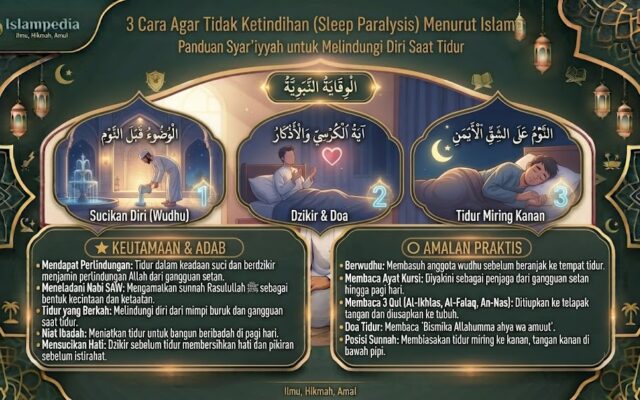 3 Cara Agar Tidak Ketindihan Menurut Islam