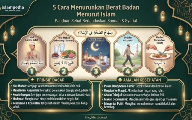 5 Cara Menurunkan Berat Badan Menurut Islam