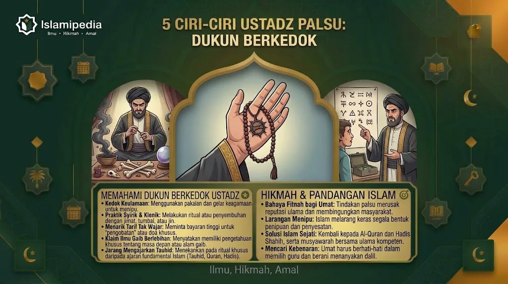 5 Ciri ciri Ustadz Palsu Dukun Berkedok