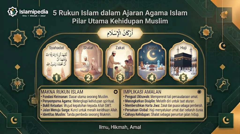 5 Rukun Islam dalam Ajaran Agama Islam