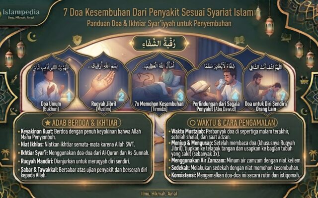 7 Doa Kesembuhan Dari Penyakit Sesuai Syariat Islam