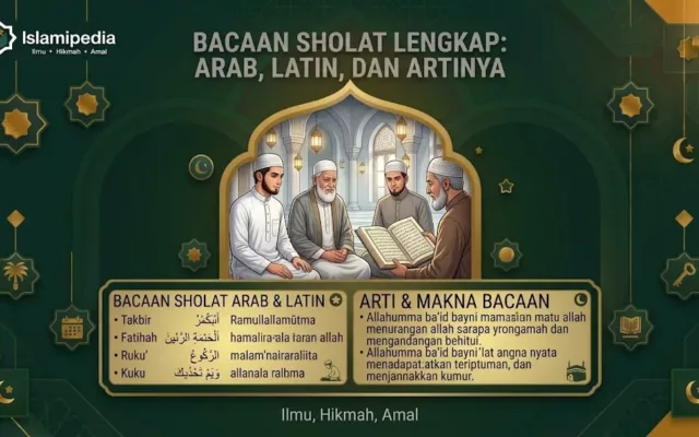 Bacaan Sholat Lengkap Tulisan Arab Latin beserta Artinya