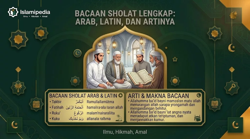 Bacaan Sholat Lengkap Tulisan Arab Latin beserta Artinya