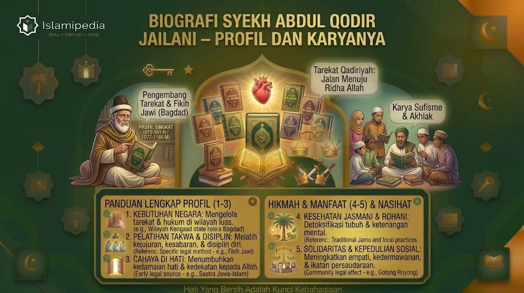 Biografi Syekh Abdul Qodir Jailani – Profil dan Karyanya