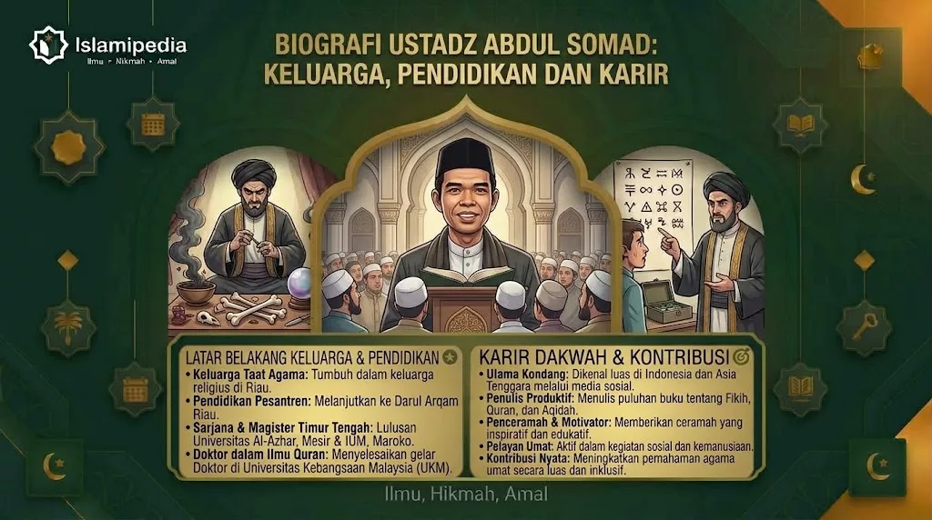 Biografi Ustadz Abdul Somad Keluarga, Pendidikan dan Karir