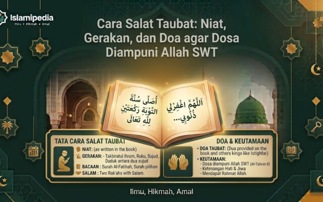 Cara Salat Taubat Niat,Gerakan,dan Doa agar Dosa Diampuni Allah SWT