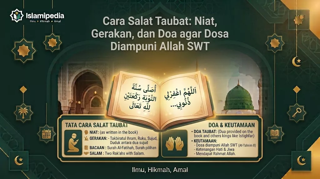 Cara Salat Taubat Niat,Gerakan,dan Doa agar Dosa Diampuni Allah SWT
