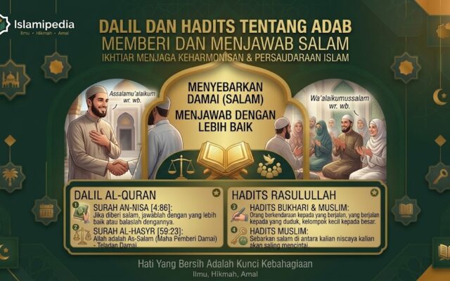 Dalil dan Hadits Tentang Adab Memberi dan Menjawab Salam