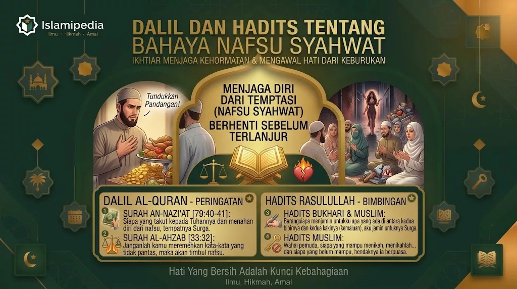 Dalil dan Hadits Tentang Bahaya Nafsu Syahwat