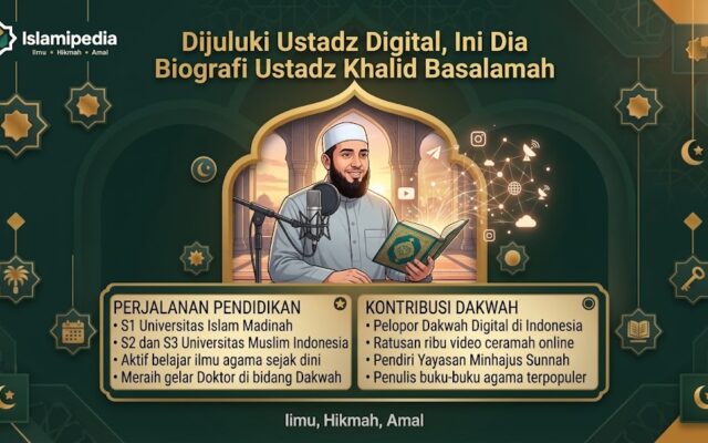 Dijuluki Ustadz Digital Ini Dia Biografi Ustadz Khalid Basalamah