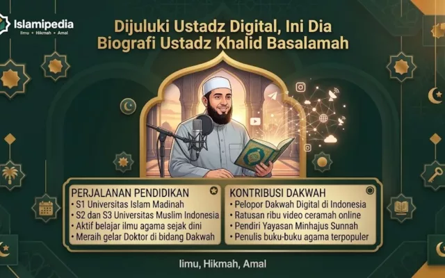 Dijuluki Ustadz Digital Ini Dia Biografi Ustadz Khalid Basalamah