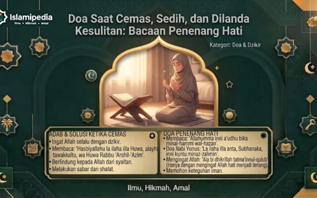 Doa Saat Cemas, Sedih, dan Dilanda Kesulitan Bacaan Penenang Hati