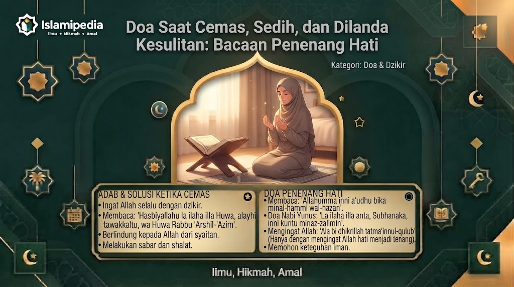 Doa Saat Cemas, Sedih, dan Dilanda Kesulitan Bacaan Penenang Hati