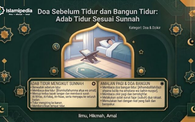 Doa Sebelum Tidur dan Bangun Tidur Adab Tidur Sesuai Sunnah