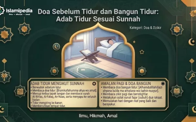 Doa Sebelum Tidur dan Bangun Tidur Adab Tidur Sesuai Sunnah