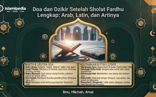 Doa dan Dzikir Setelah Sholat Fardhu Lengkap Arab, Latin, dan Artinya