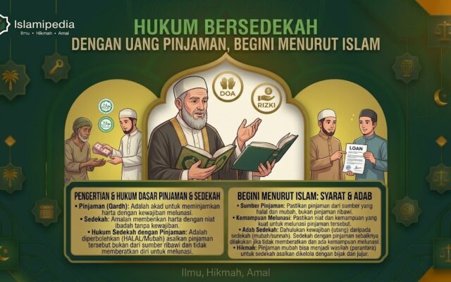 Hukum Bersedekah Dengan Uang Pinjaman, Begini Menurut Islam
