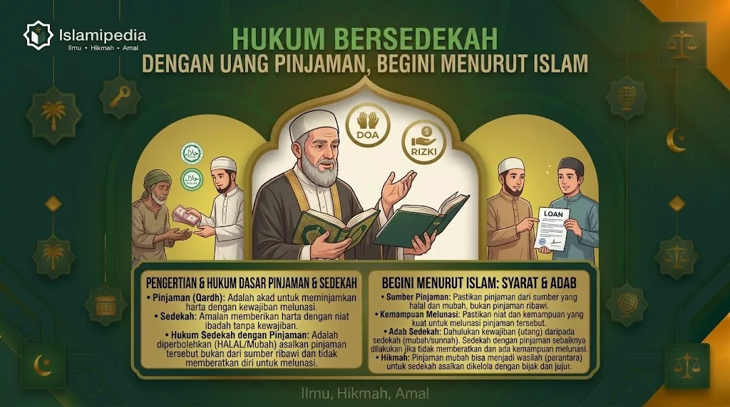 Hukum Bersedekah Dengan Uang Pinjaman, Begini Menurut Islam
