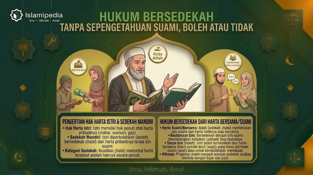 Hukum Bersedekah Tanpa Sepengetahuan Suami, Boleh atau Tidak