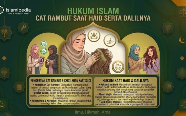 Hukum Islam Cat Rambut Saat Haid Serta Dalilnya