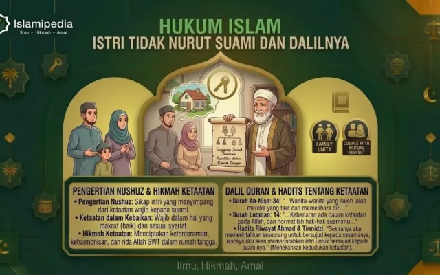Hukum Islam Istri Tidak Nurut Suami dan Dalilnya