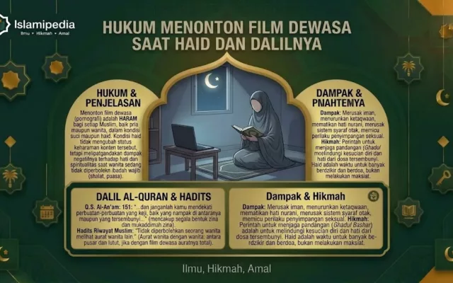 Hukum Menonton Film Dewasa Saat Haid dan Dalilnya