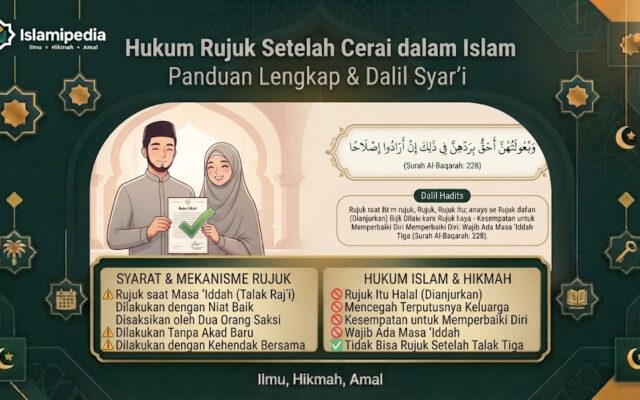Hukum Rujuk Setelah Cerai dalam Islam dan Dalilnya