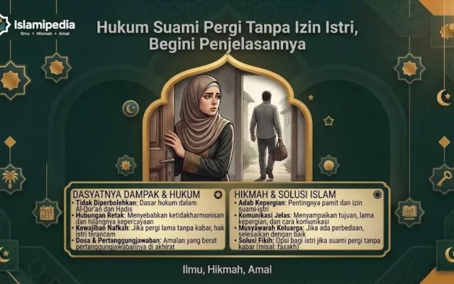 Hukum Suami Pergi Tanpa Izin Istri, Begini Penjelasannya