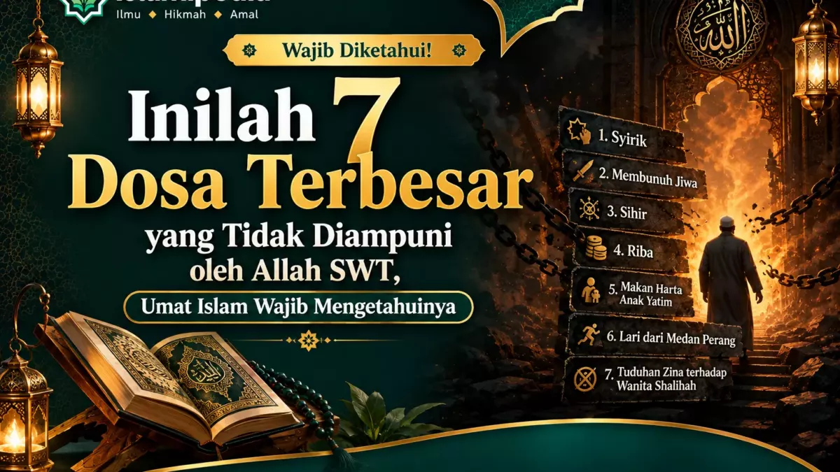 Inilah 7 Dosa Terbesar yang Tidak Diampuni oleh Allah SWT, Umat Islam Wajib Mengetahuinya