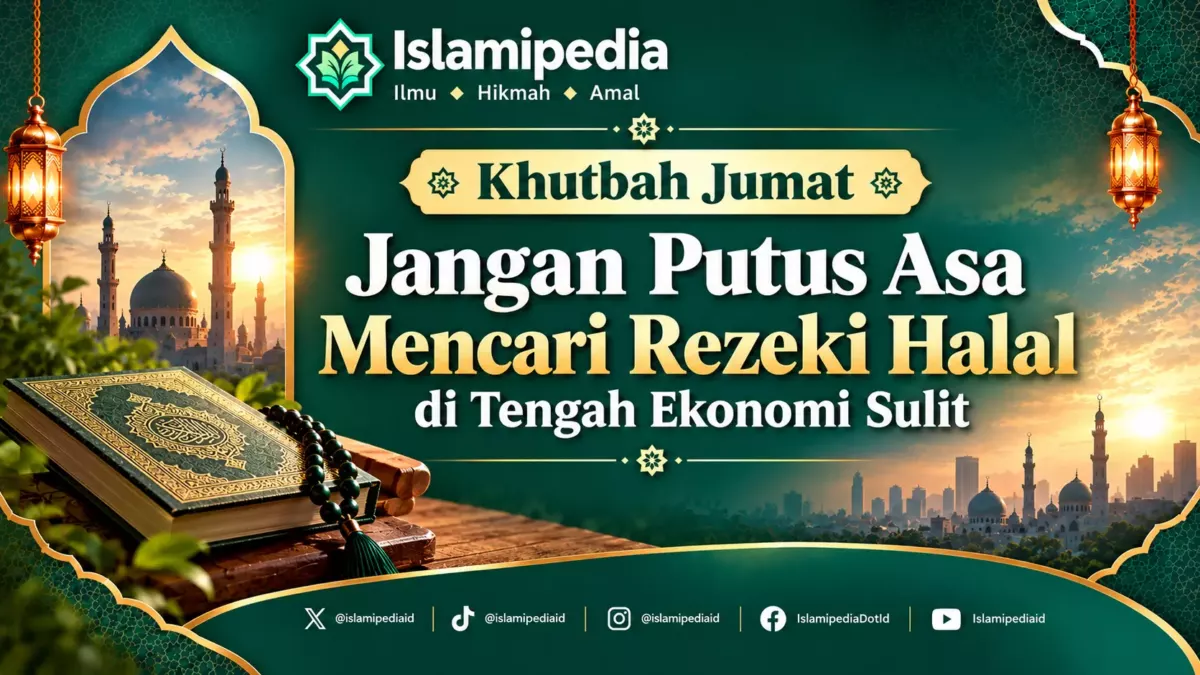 Khutbah Jumat Jangan Putus Asa Mencari Rezeki Halal di Tengah Ekonomi Sulit