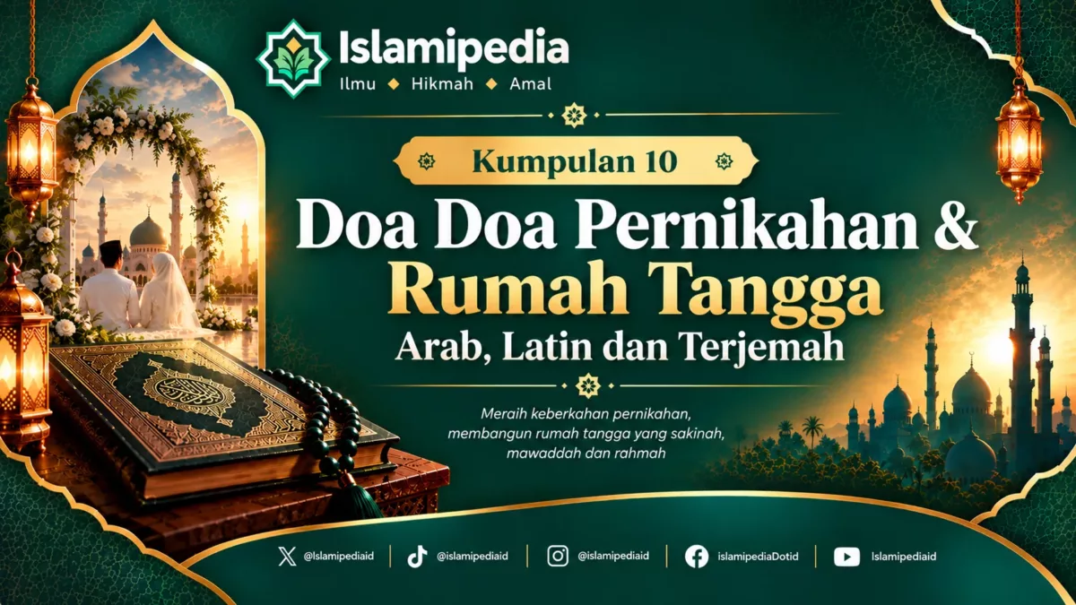 Kumpulan 10 Doa Doa Pernikahan & Rumah Tangga Arab, Latin dan Terjemah
