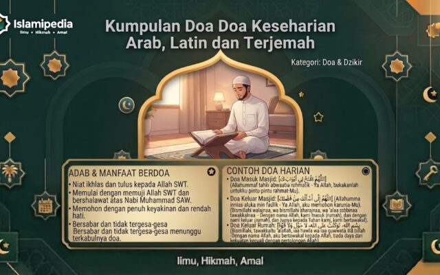 Kumpulan Doa Doa Keseharian Arab, Latin dan Terjemah
