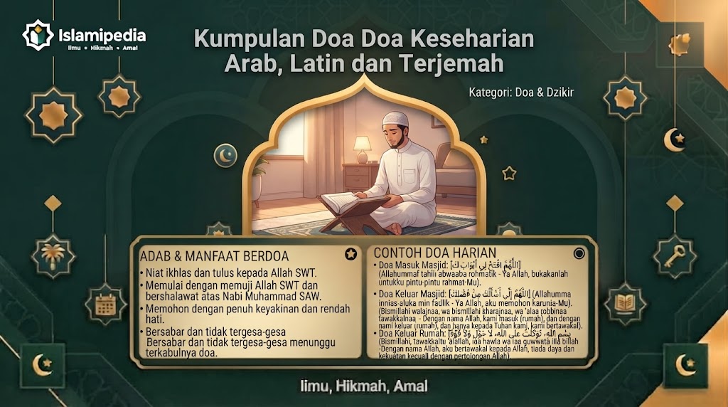 Kumpulan Doa Doa Keseharian Arab, Latin dan Terjemah