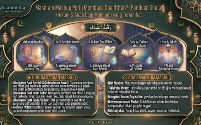 Makmum Masbuq Perlu Membaca Doa Iftitah
