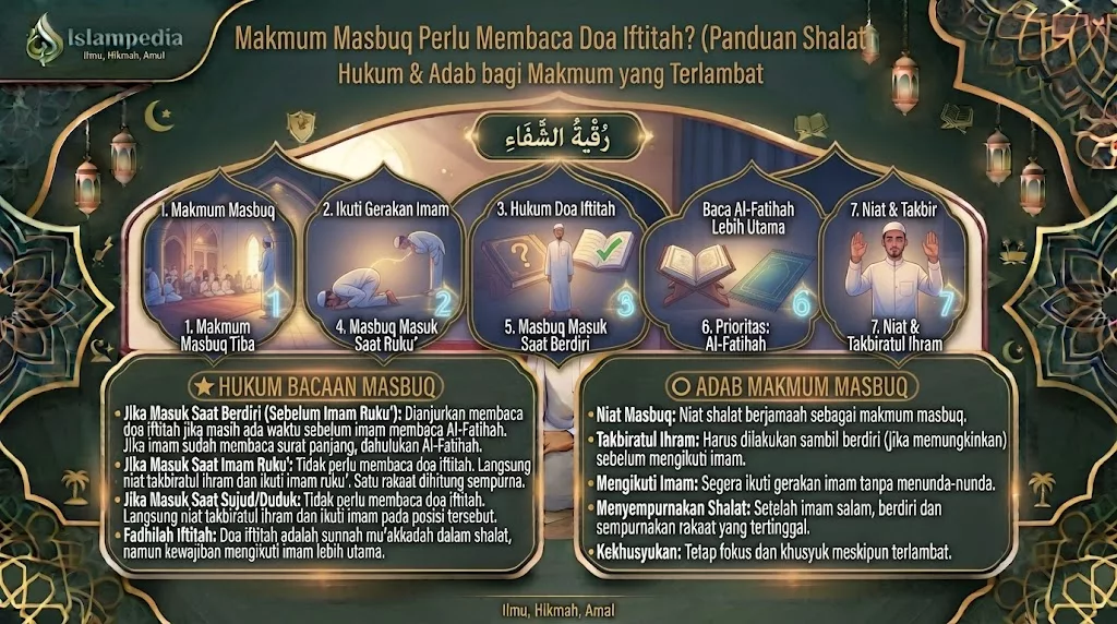 Makmum Masbuq Perlu Membaca Doa Iftitah
