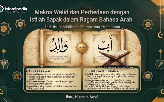 Makna Walid dan Perbedaan dengan Istilah Bapak dalam Ragam Bahasa Arab