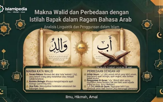 Makna Walid dan Perbedaan dengan Istilah Bapak dalam Ragam Bahasa Arab