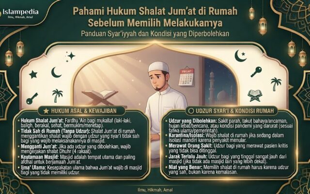 Pahami Hukum﻿ Shalat﻿ Jum’at dirumah Sebelum Memilih Melakukannya