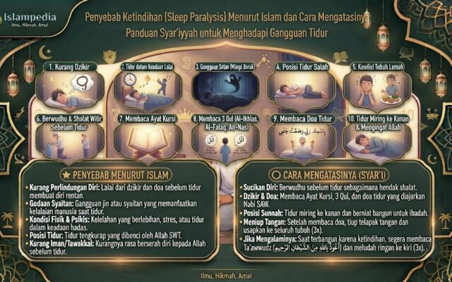 Penyebab Ketindihan Menurut Islam dan Cara Mengatasinya