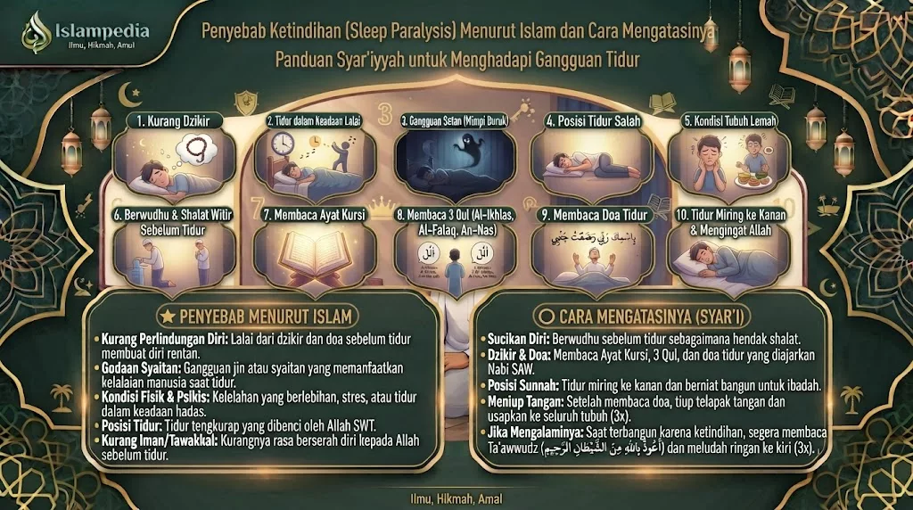 Penyebab Ketindihan Menurut Islam dan Cara Mengatasinya
