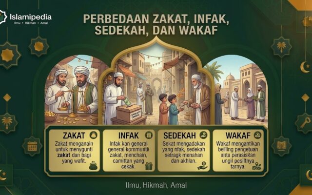 Perbedaan Zakat, Infak, Sedekah, dan Wakaf