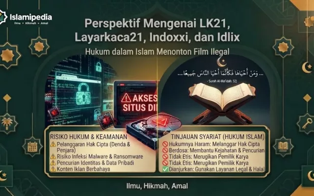 Perspektif Mengenai LK21, Layarkaca21, Indoxxi, dan Idlix Hukum dalam Islam Menonton Film Ilegal