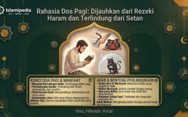 Rahasia Doa Pagi,Dijauhkan dari Rezeki Haram dan Terlindung dari Setan